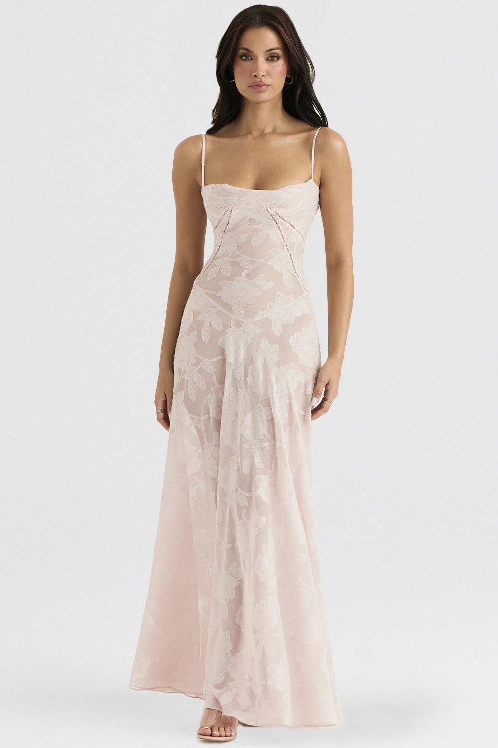 Chic Floral Lace Suspender Dress – Flattering Fit for Summer Events, Parties & Night Out Elegance