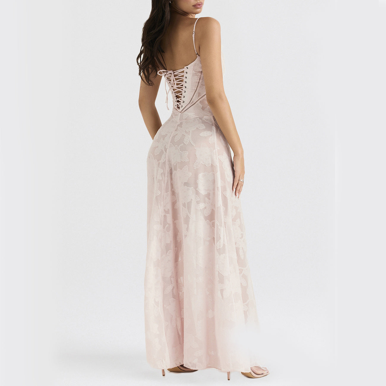 Chic Floral Lace Suspender Dress – Flattering Fit for Summer Events, Parties & Night Out Elegance