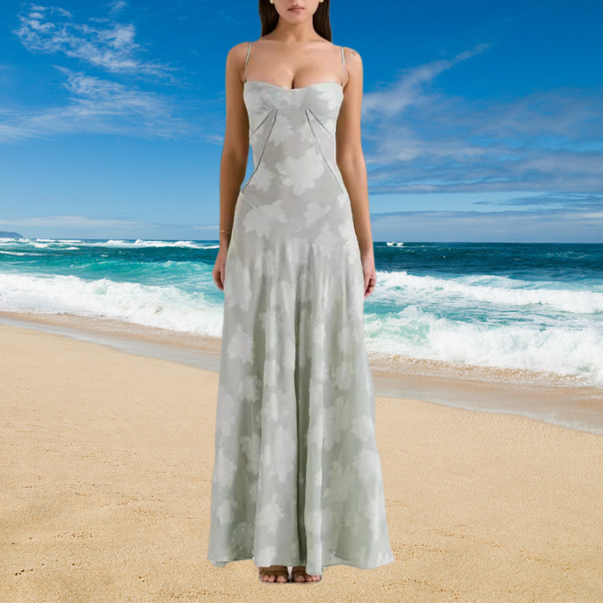 Chic Floral Lace Suspender Dress – Flattering Fit for Summer Events, Parties & Night Out Elegance