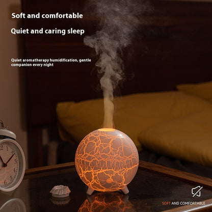 Creative Planet Colourful Atmosphere Lamp USB Humidifier 200ML Water Tank Can Add Essential Oil Household Mini Aroma Diffuser