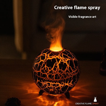 Creative Planet Colourful Atmosphere Lamp USB Humidifier 200ML Water Tank Can Add Essential Oil Household Mini Aroma Diffuser