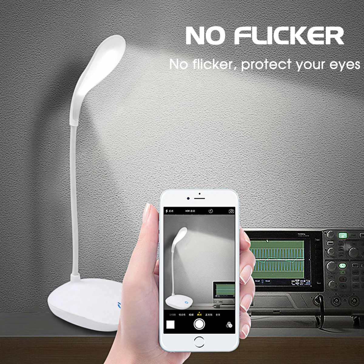LED rechargeable table lamp