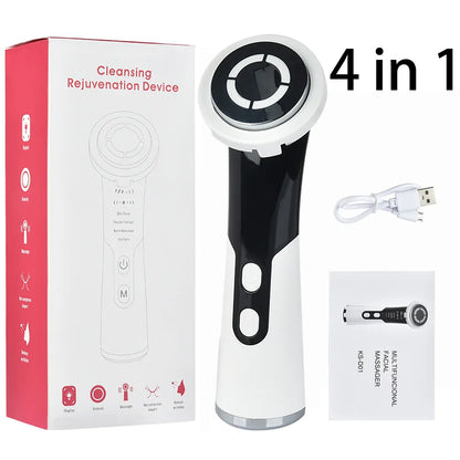 7 in 1 Face Lift Massager RF EMS Microcurrent Skin Rejuvenation Facial Light Mesotherapy Anti Aging Wrinkle Beauty Apparatus