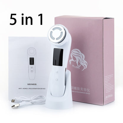 7 in 1 Face Lift Massager RF EMS Microcurrent Skin Rejuvenation Facial Light Mesotherapy Anti Aging Wrinkle Beauty Apparatus