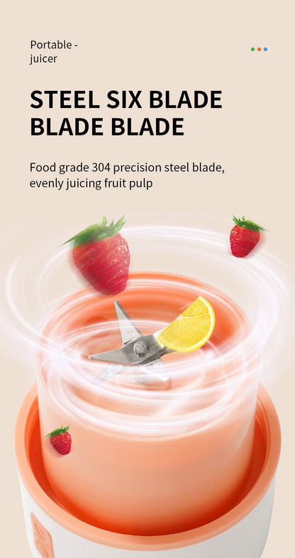 Kitchen Electric Juicer USB Charging Wireless Juices Blender Fruit Orange Mixer Squeezer Machine Ice Crush Cup Food Processor