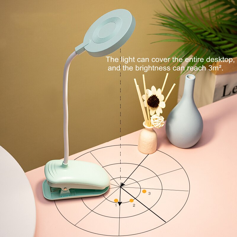 3-Level Warm Cool White Rechargeable Desk Lamp