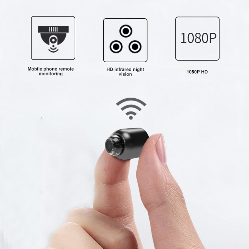 1080 HD Mini Camera Wireless WiFi Baby Monitor Indoor Safety Security Surveillance Night Vision Camcorder Audio Video Recorder