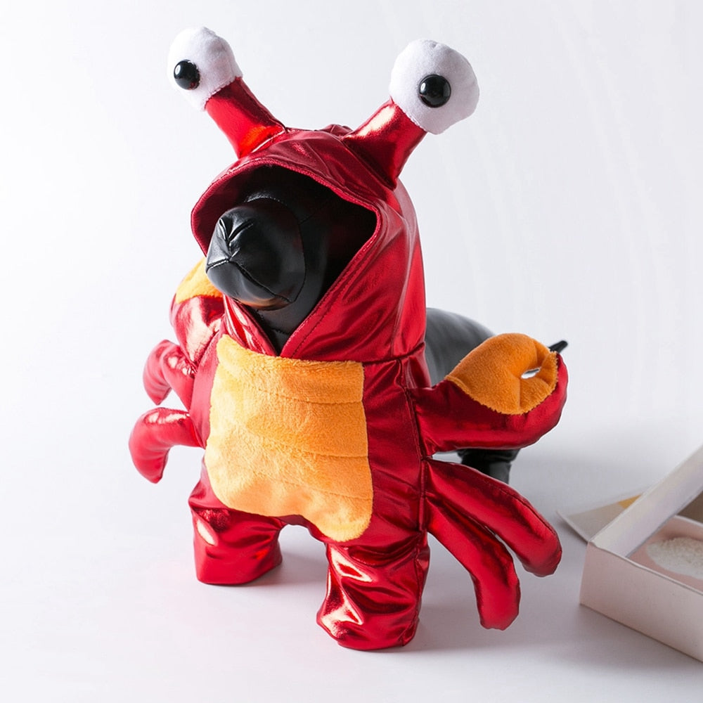 Exclusive Halloween Two-Legged Crab Costume for Pets