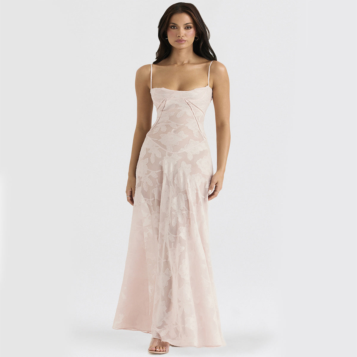 Chic Floral Lace Suspender Dress – Flattering Fit for Summer Events, Parties & Night Out Elegance